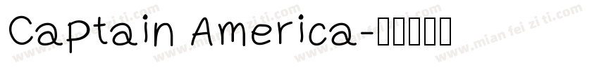 Captain America字体转换